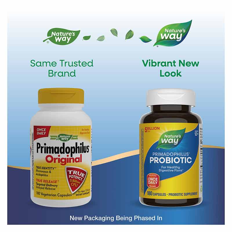 Primadophilus Original 5 Billion, 180 Veg Capsules, by Natures Way, image #3
