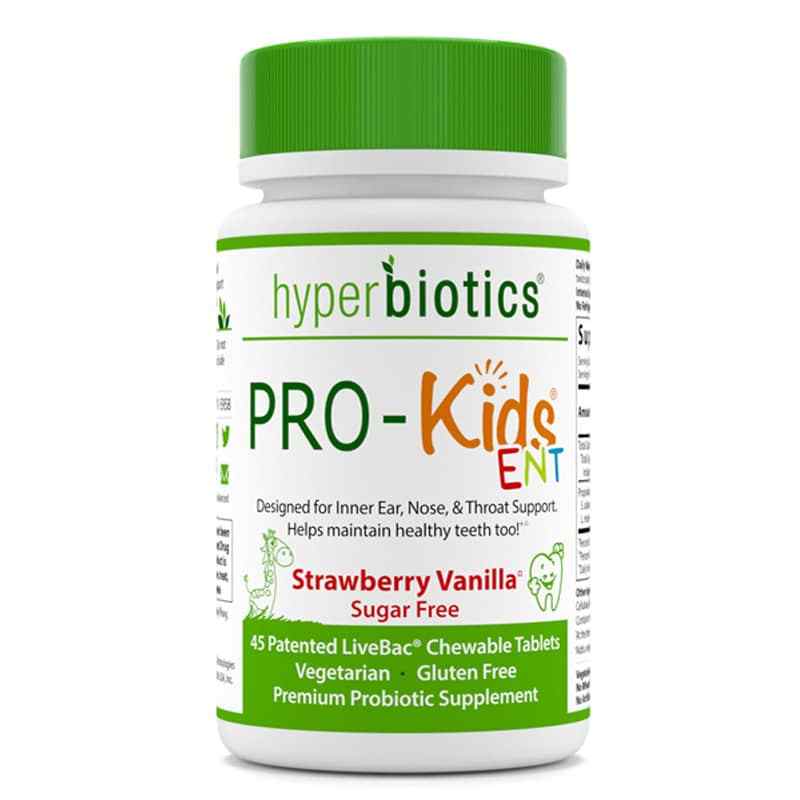 PRO-Kids ENT Strawberry Vanilla, by Hyperbiotics