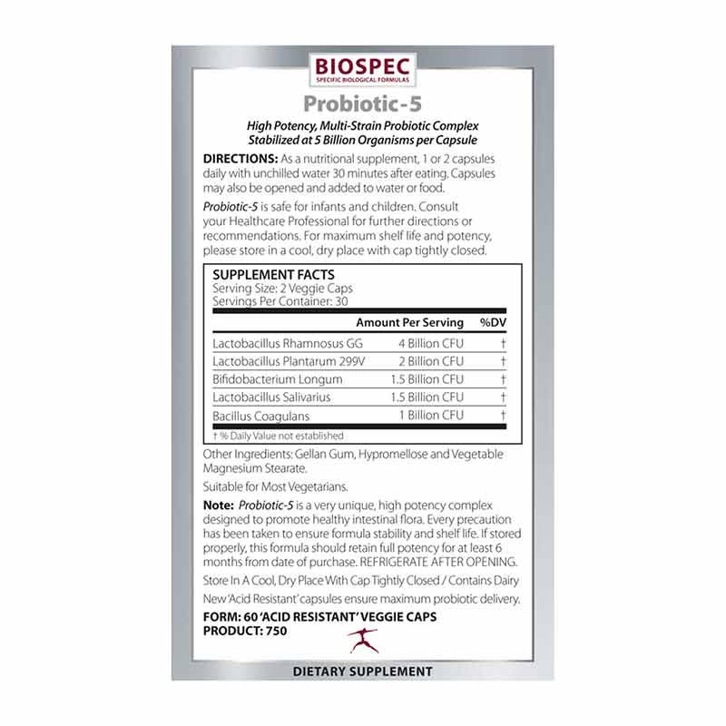 Probiotic-5, by BioSpec, image #2