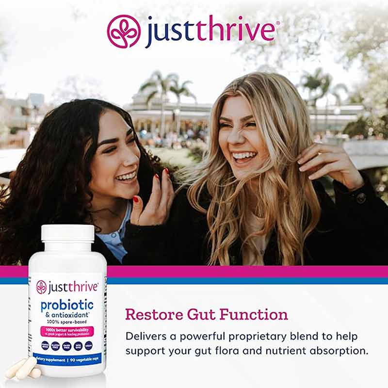Probiotic & Antioxidant, 30 Capsules, by Just Thrive, image #5