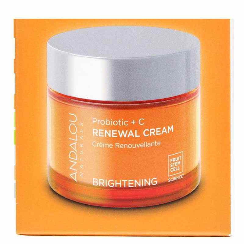 Probiotic + C Renewal Cream, Brightening Formula, by Andalou Naturals, image #4