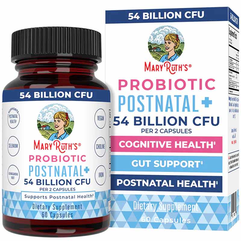 Probiotic Postnatal+, 60 Capsules, by MaryRuth's Organics