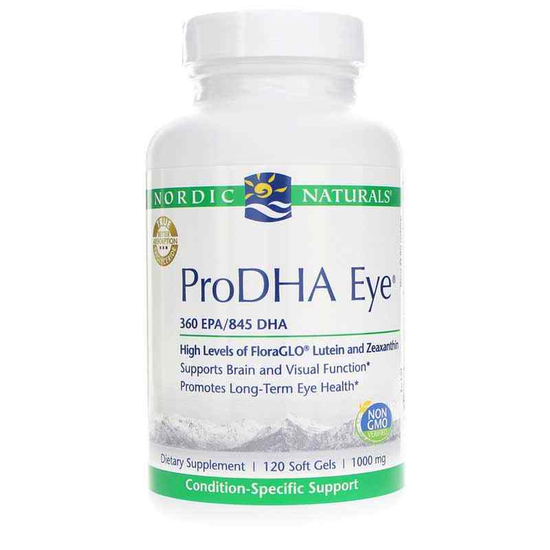 ProDHA Eye, 120 Softgels, by Nordic Naturals