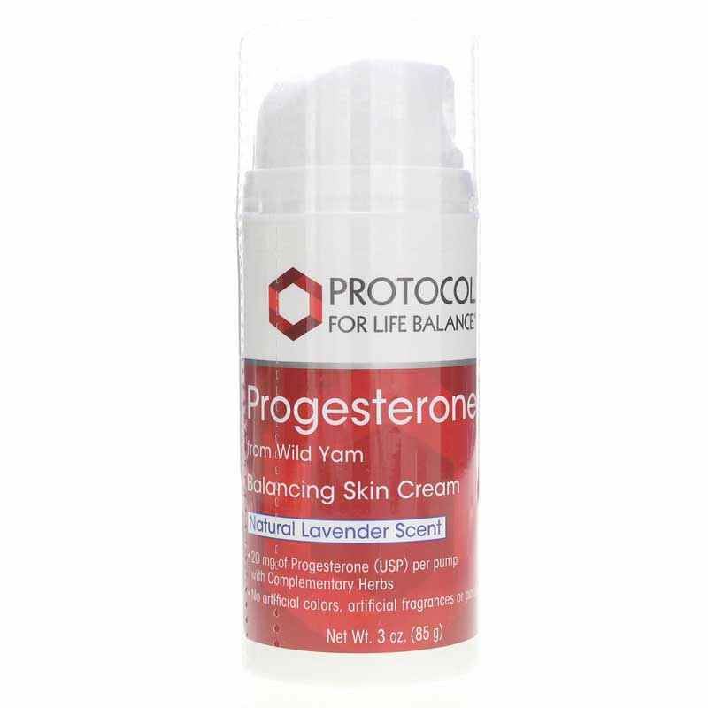 Progesterone Balancing Skin Cream, Lavender, by Protocol For Life Balance