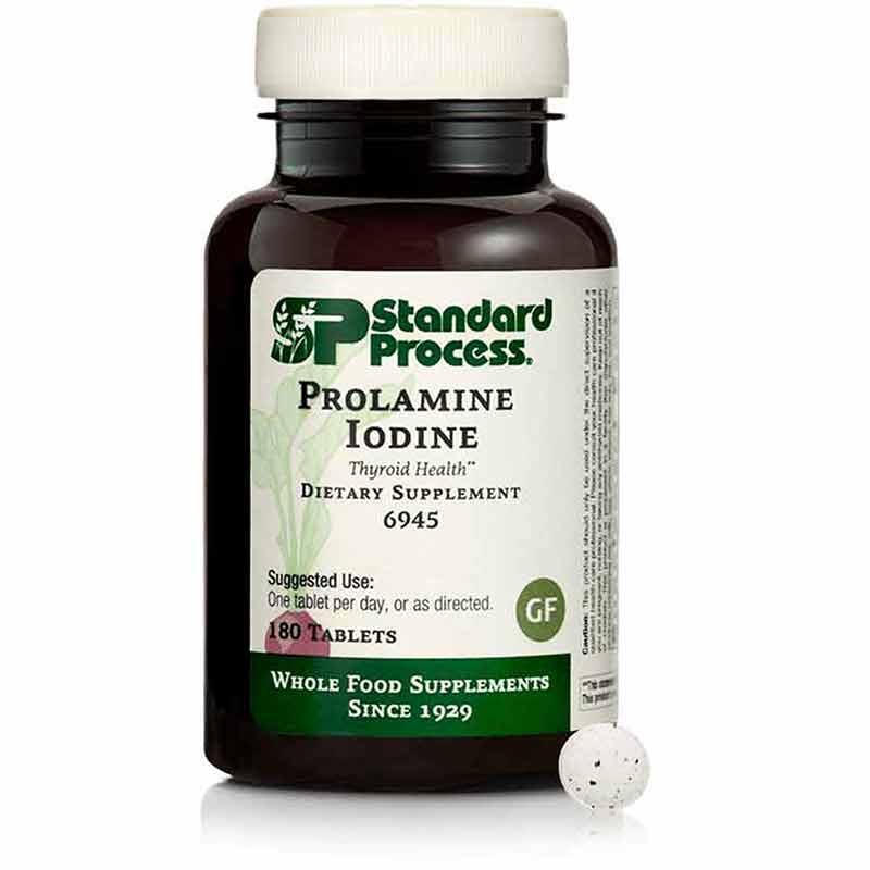 Prolamine Iodine, 180 Tablets, by Standard Process