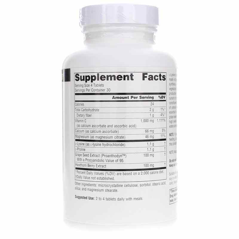 Proline & Lysine, 120 Tablets, by Source Naturals, image #2