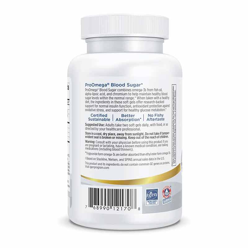 ProOmega Blood Sugar, by Nordic Naturals, image #3