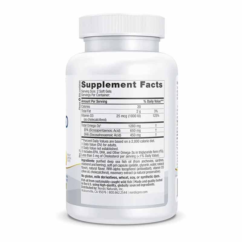 ProOmega-D, 120 Softgels, by Nordic Naturals, image #2