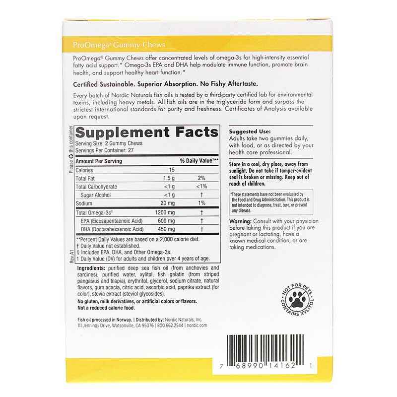 ProOmega Gummy Chews, by Nordic Naturals, image #2