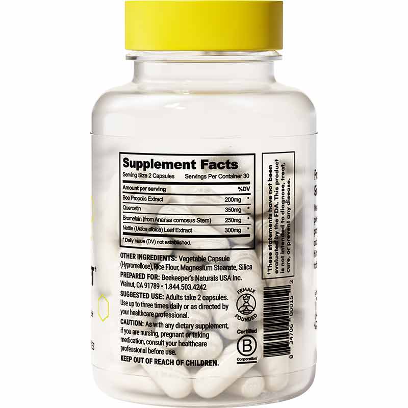 Propolis Sinus Support, by Beekeeper's Naturals, image #2