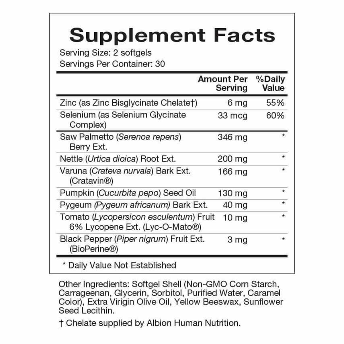 Prosta-Palmetto Supreme, 60 Softgels, by Natura Health Products