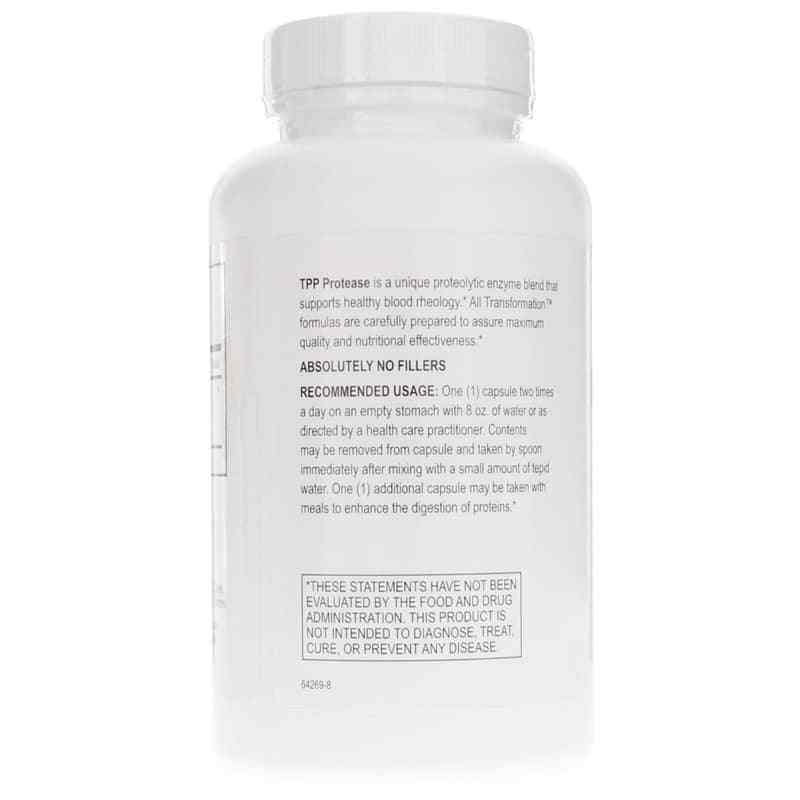 Protease, 120 Capsules, by Transformation Enzyme, image #3