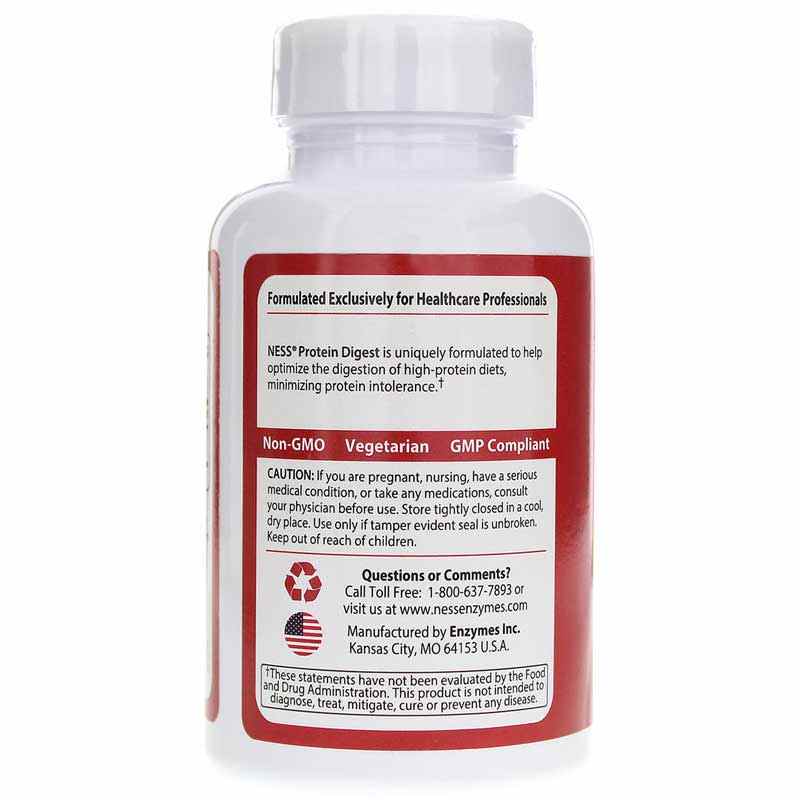 Protein Digest Formula 1, 180 Veg Capsules, by Ness Enzymes, image #3