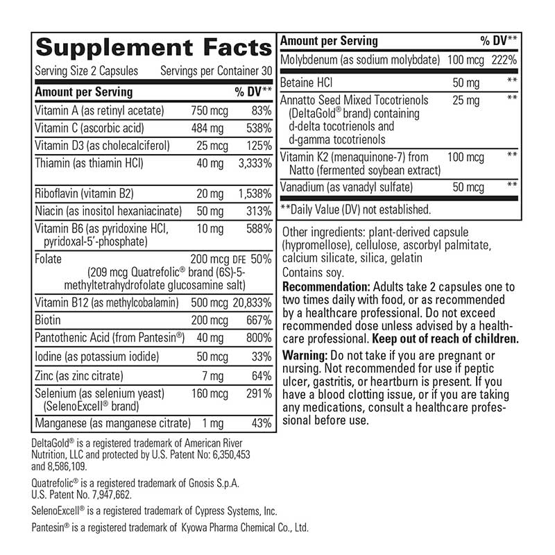 Prothrivers Wellness Multivitamin, by Integrative Therapeutics, image #4
