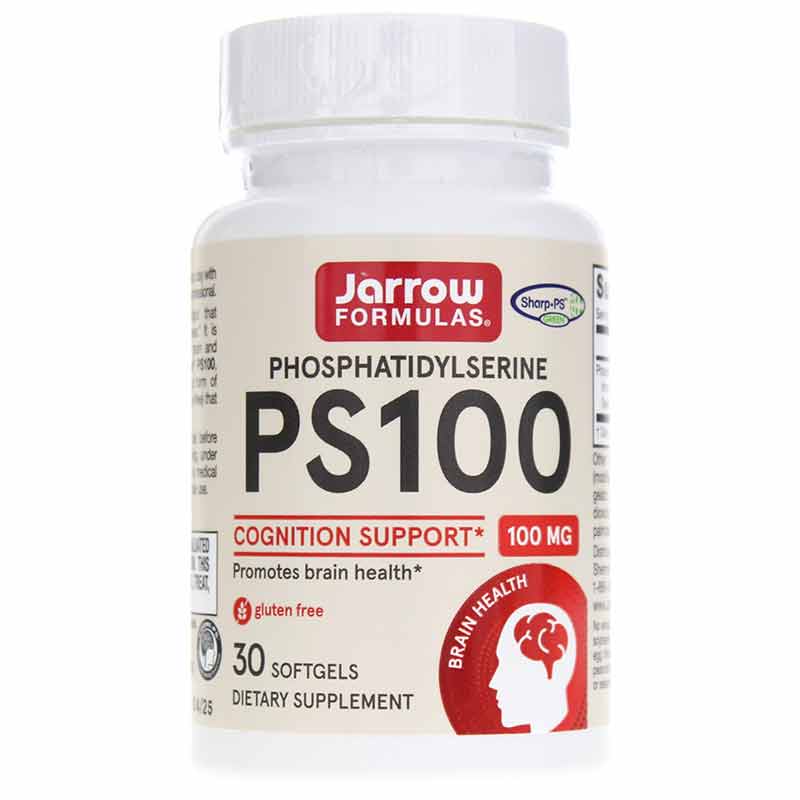 PS 100 Phosphatidylserine 100 Mg, 30 Softgels, by Jarrow Formulas