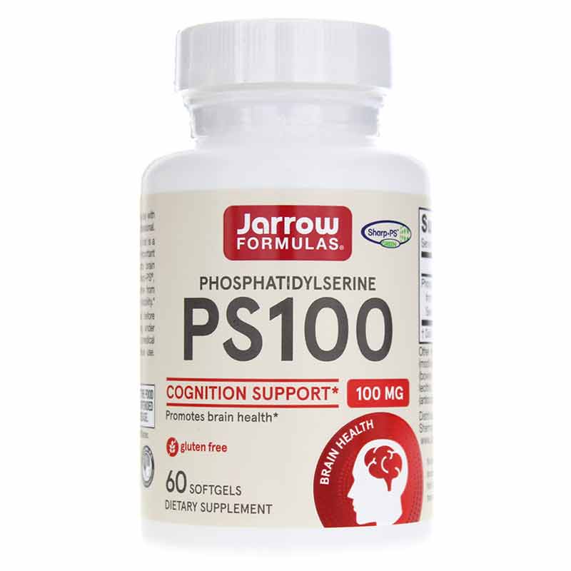 PS 100 Phosphatidylserine 100 Mg, 60 Softgels, by Jarrow Formulas