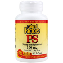 PS Phosphatidylserine 100 Mg, by Natural Factors