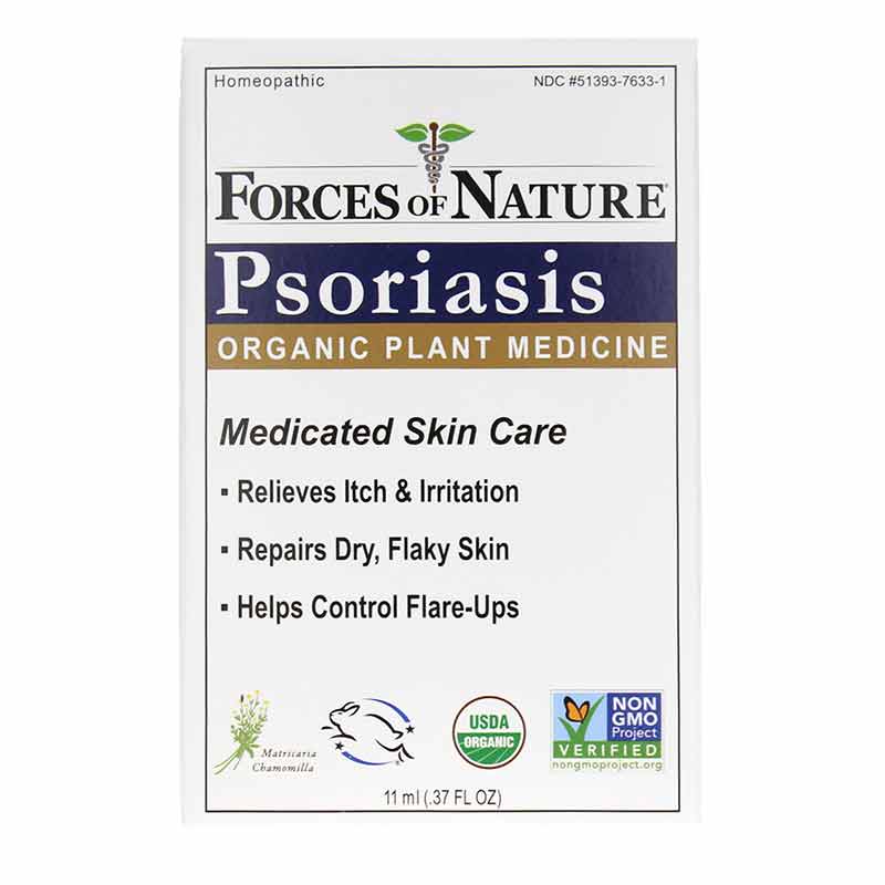 Psoriasis Organic Plant Medicine, .37 Oz, by Forces Of Nature, image #2