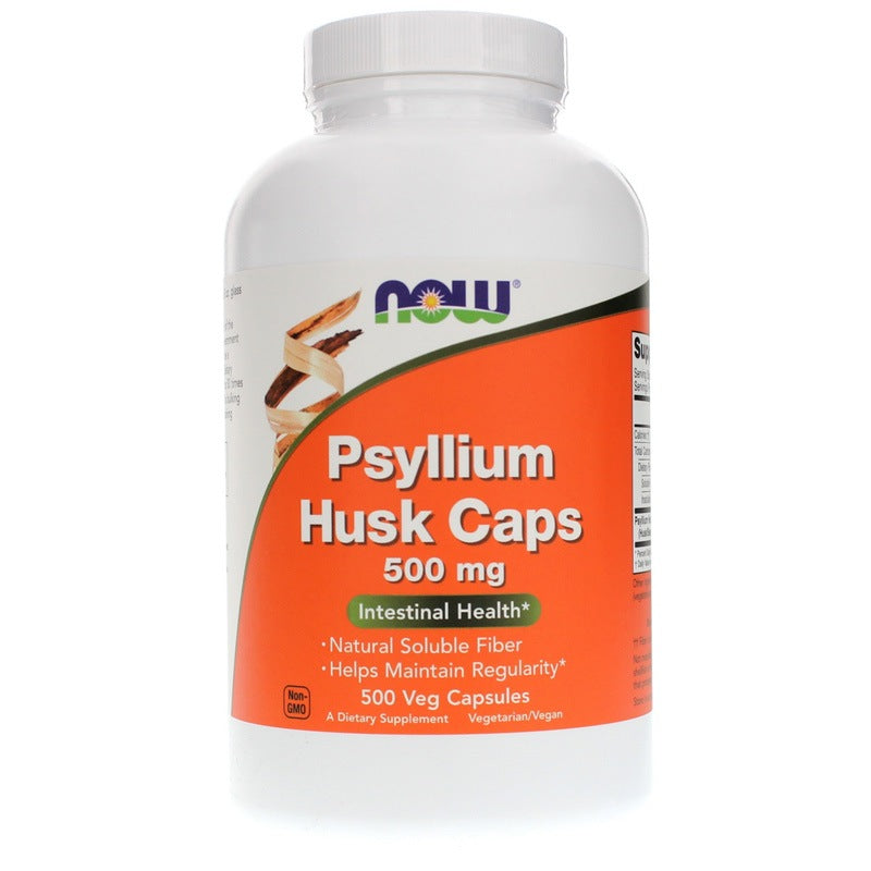 Psyllium Husk Caps 500 Mg, by NOW Foods
