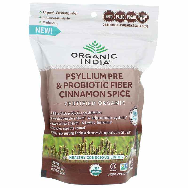 Psyllium Pre & Probiotic Fiber Organic, by Organic India
