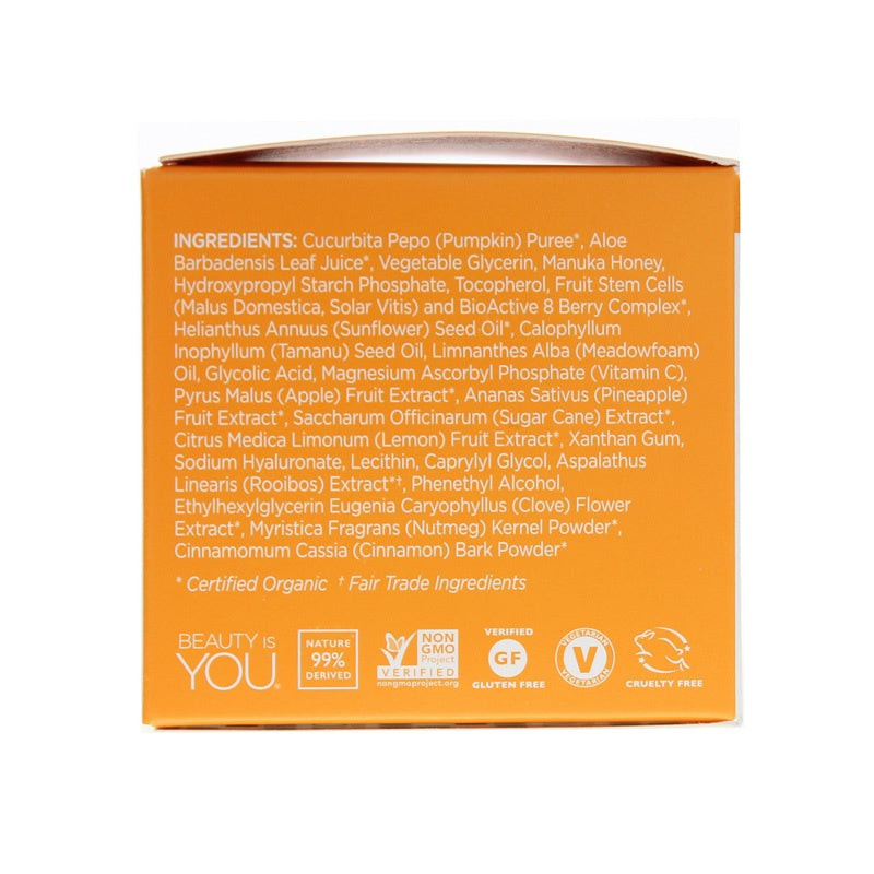 Pumpkin Honey Glycolic Mask, Brightening Formula, by Andalou Naturals, image #2