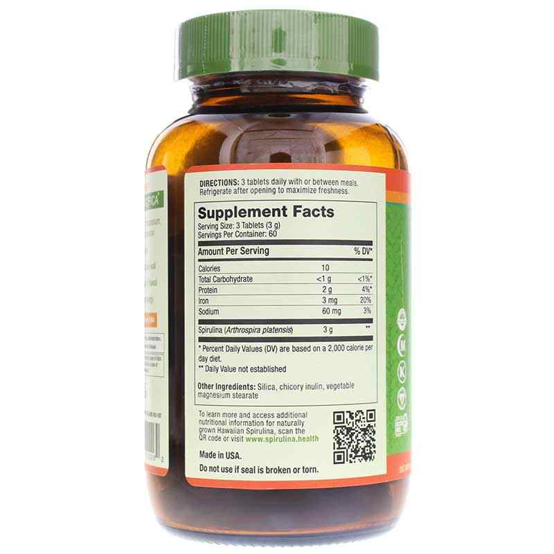 Pure Hawaiian Spirulina, 180 Tablets, by Nutrex Hawaii, image #3