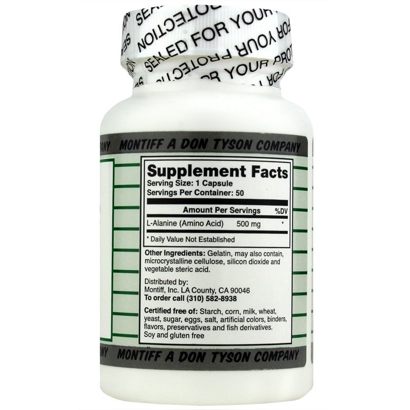 Pure L-Alanine 500 Mg, by Montiff, image #2