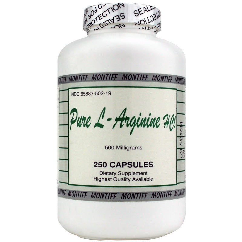 Pure L-Arginine HCl 500 Mg, by Montiff