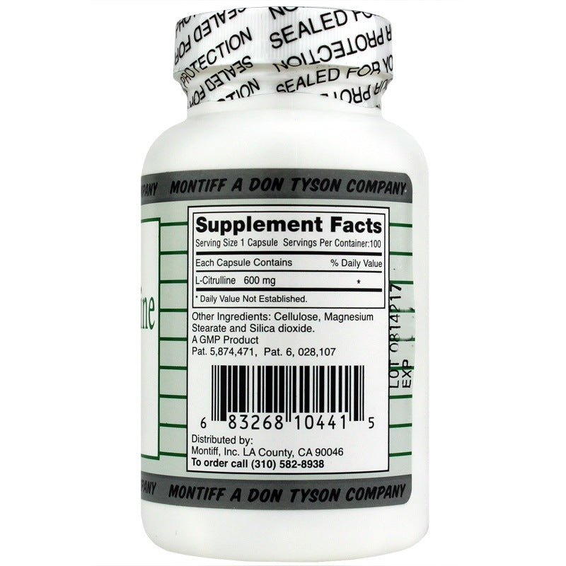 Pure L-Citrulline 600 Mg, by Montiff, image #2
