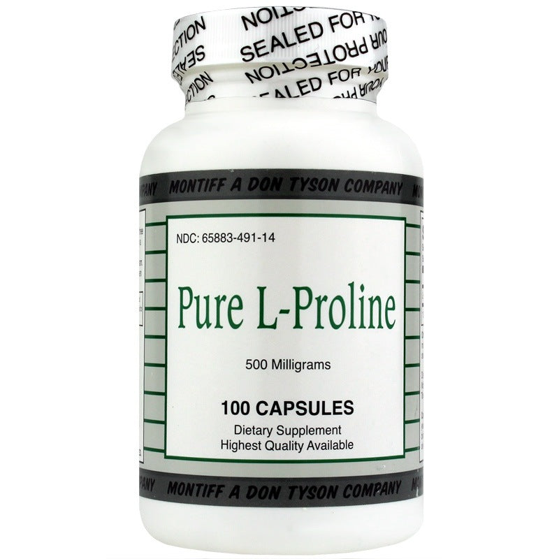 Pure L-Proline 500 Mg, by Montiff