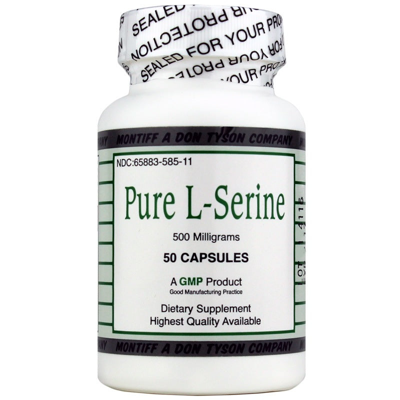 Pure L-Serine 500 Mg, by Montiff
