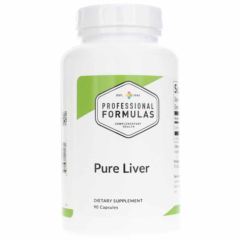 Pure Liver Glandular Capsules, by Professional Formulas