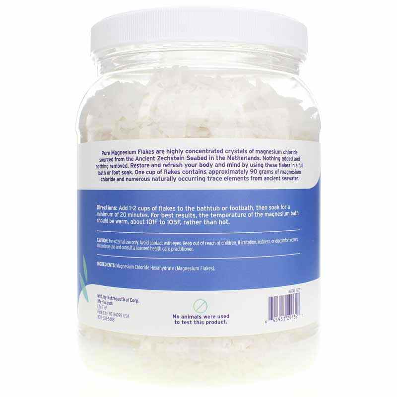 Pure Magnesium Flakes for Body and Foot Soaks, by Life Flo, image #2
