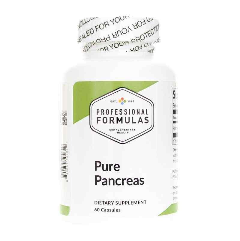 Pure Pancreas Glandular Capsules, by Professional Formulas