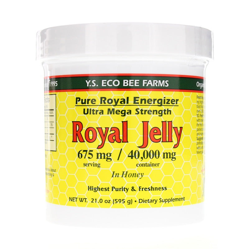 Pure Royal Energizer Royal Jelly in Honey, by YS Organic Bee Farms