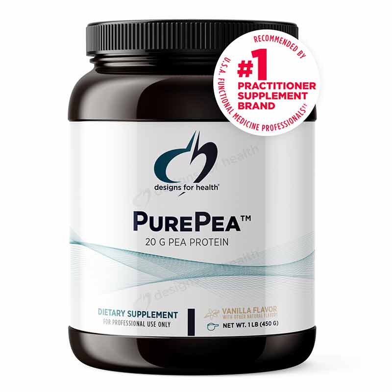 PurePea Protein, Vanilla, by Designs For Health