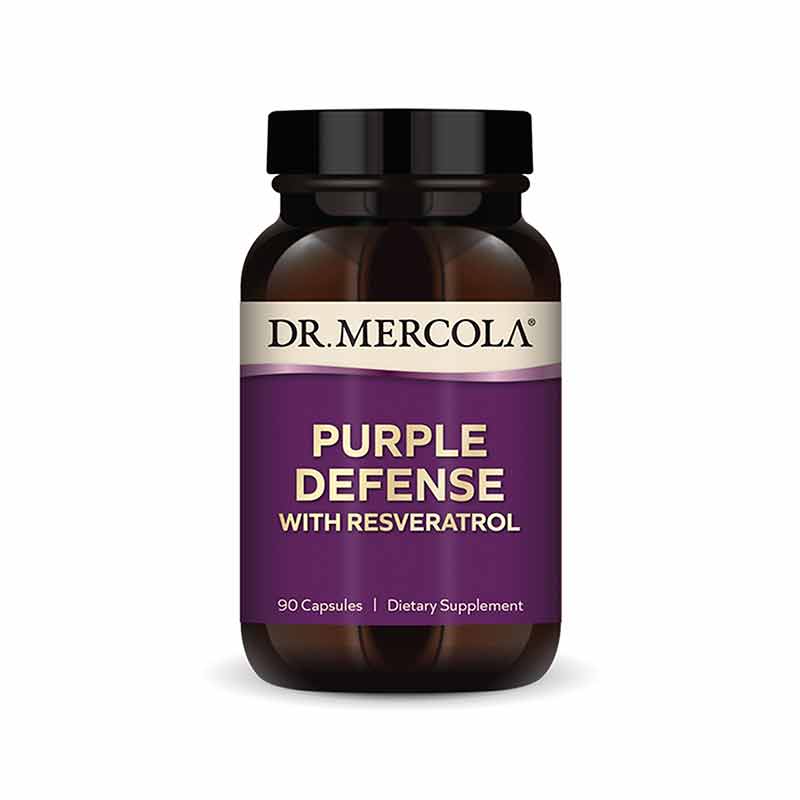 Purple Defense with Resveratrol, 90 Capsules, by Dr. Mercola