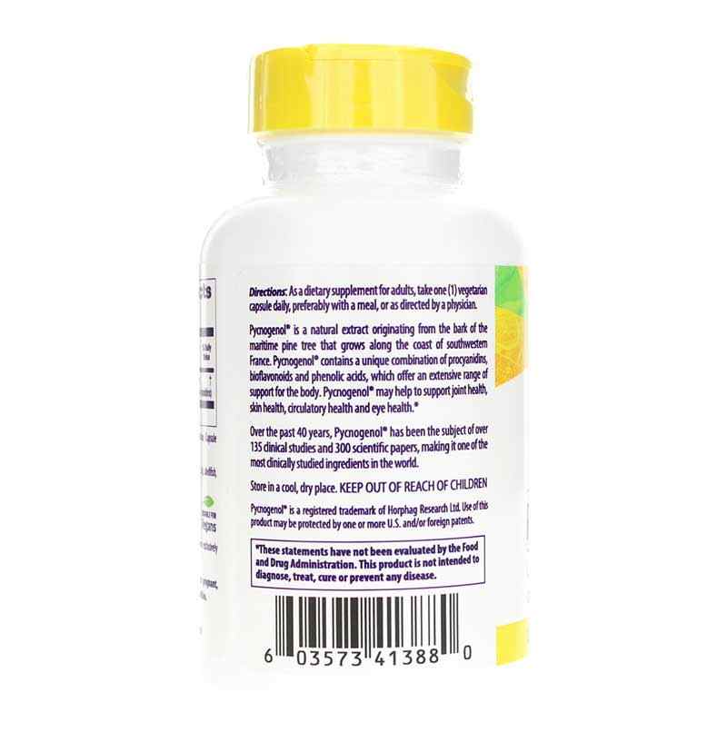 Pycnogenol 150 Mg, 120 Veg Capsules, by Healthy Origins, image #3