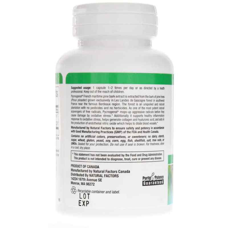 Pycnogenol 25 Mg, by Natural Factors, image #3