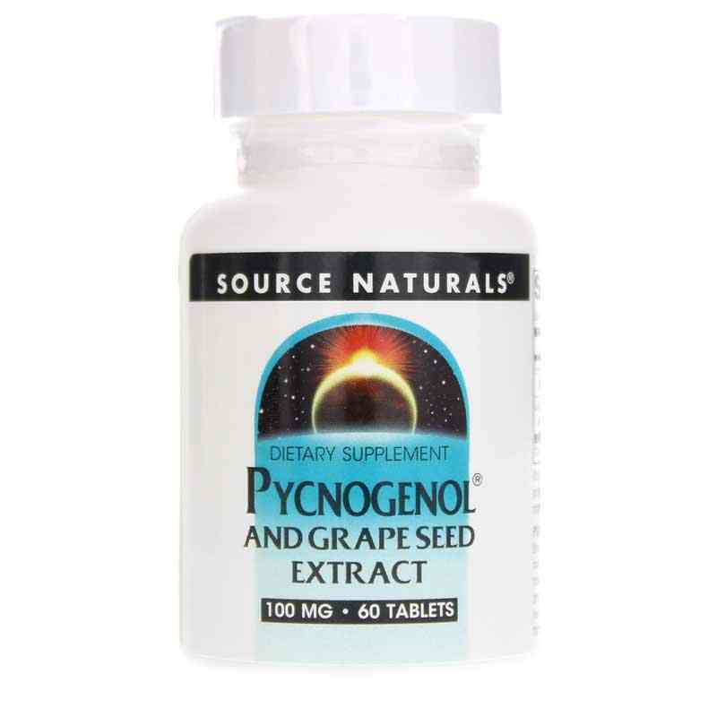 Pycnogenol and Grape Seed Extract 100 Mg, by Source Naturals