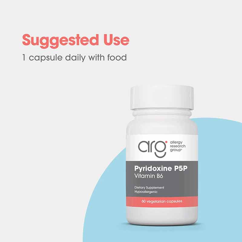 Pyridoxine P5P Vitamin B6, by Allergy Research Group, image #3