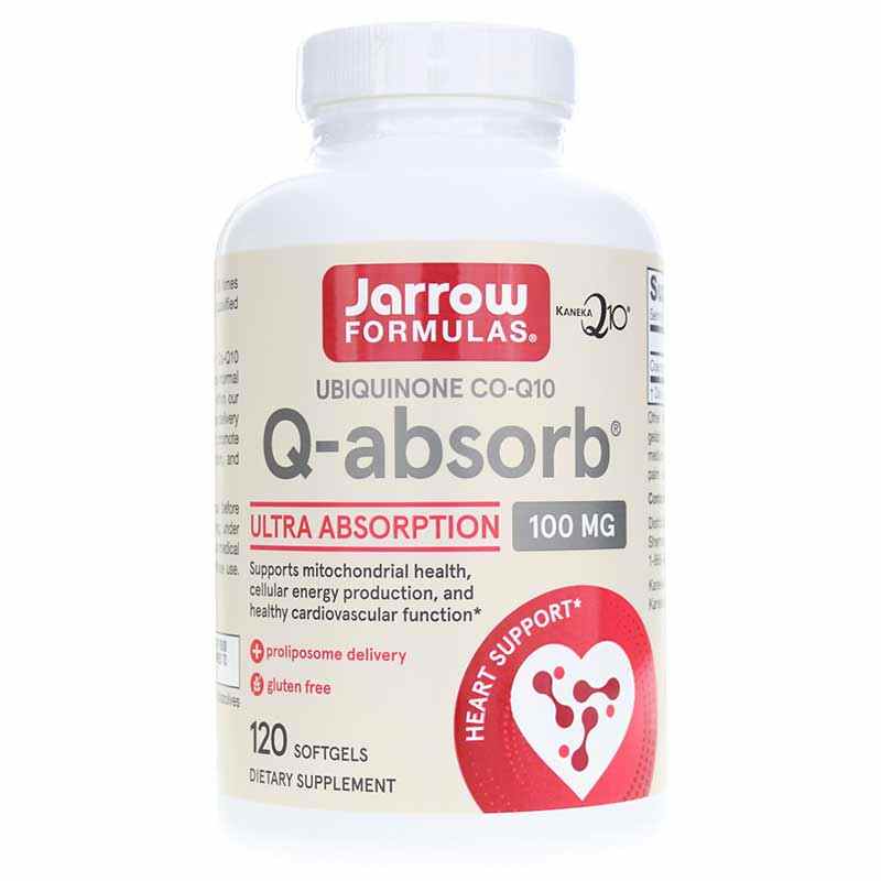 Q-Absorb Co-Q10 100 Mg, 120 Softgels, by Jarrow Formulas