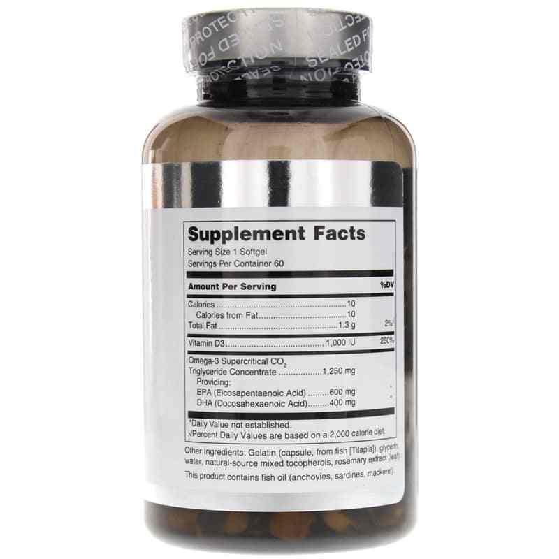 Quell Fish Oil EPA/DHA Plus Vitamin D, 60 Softgels, by Douglas Laboratories, image #2