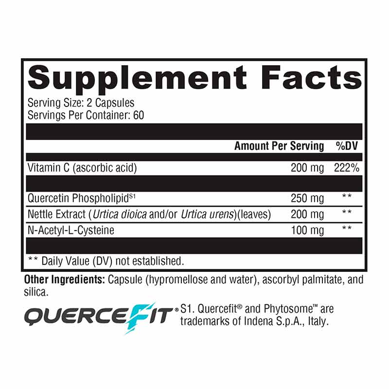 Quercetin 20x Plus, 120 Veg Capsules, by Xymogen, image #2