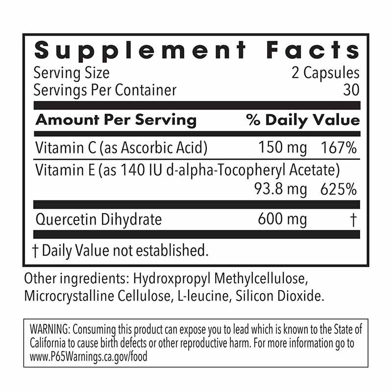 Quercetin 300, by Allergy Research Group, image #2
