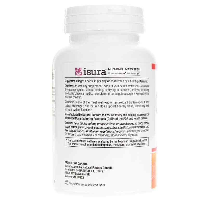 Quercetin 500 Mg, by Natural Factors, image #3