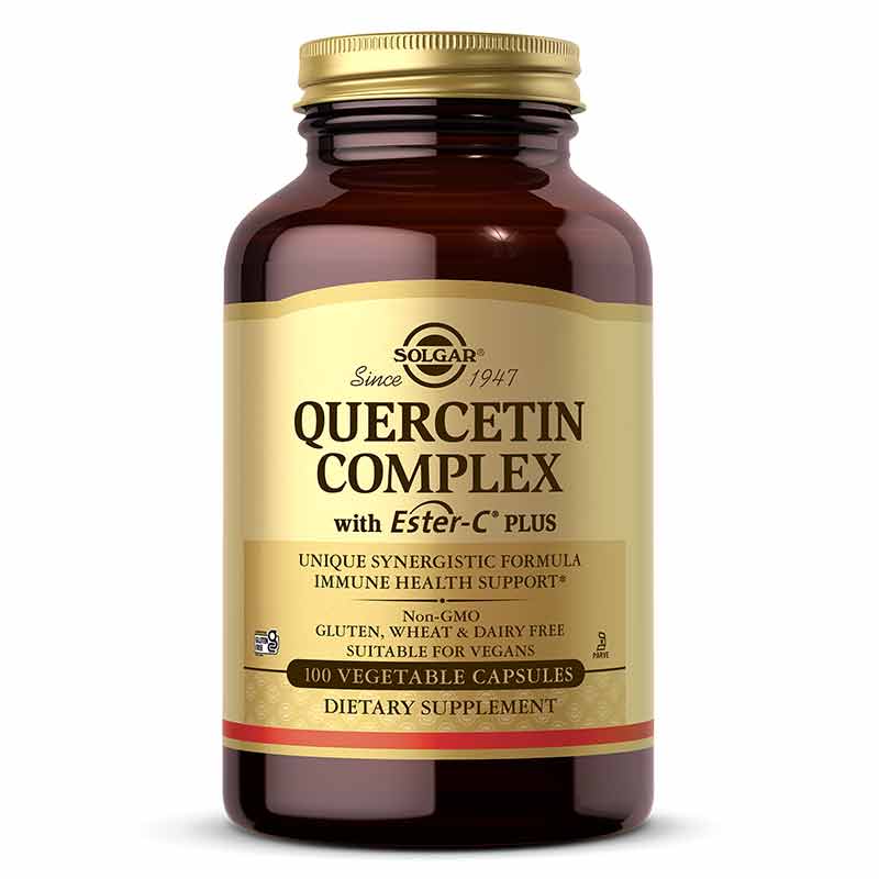 Quercetin Complex w/ Ester-C Plus, 100 Veg Capsules, by Solgar