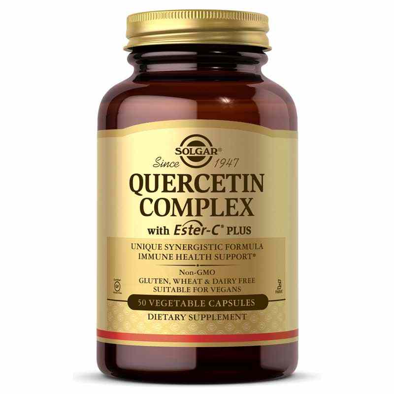 Quercetin Complex w/ Ester-C Plus, 50 Veg Capsules, by Solgar