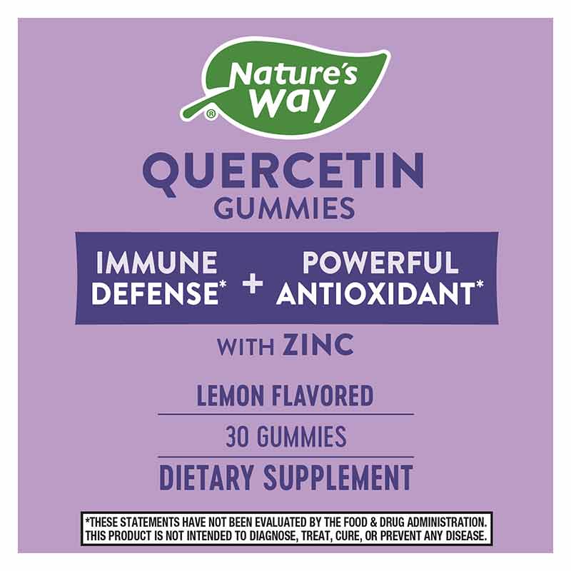Quercetin Gummies with Zinc, by Natures Way, image #3