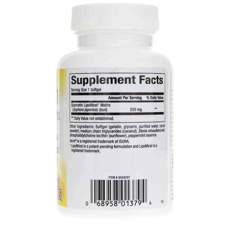 Quercetin LipoMicel Matrix, 30 Softgels, by Natural Factors, image #2